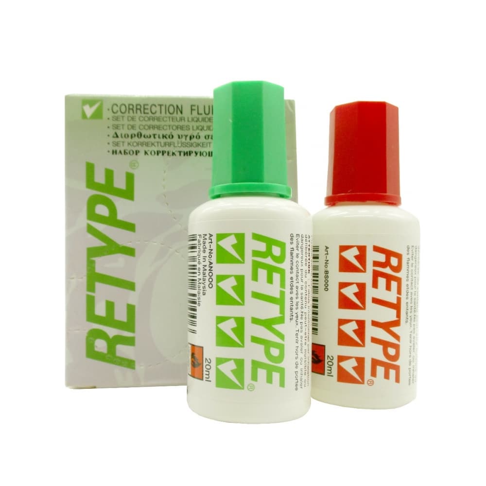 Retype Correcteur Avec Diluant