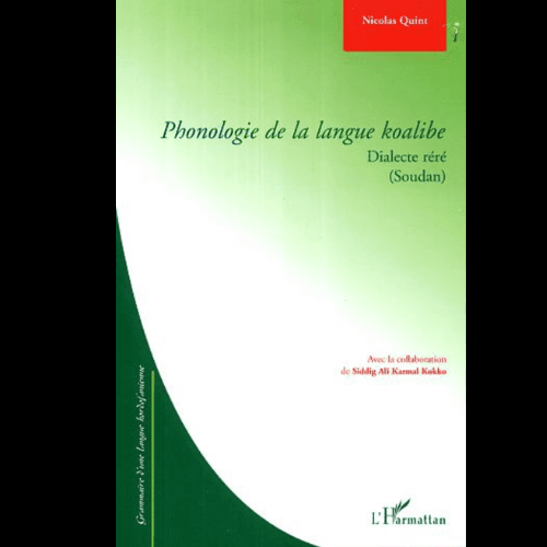 Phonologie de la Langue Koalibe (Dialecte Réré (Soudan))
