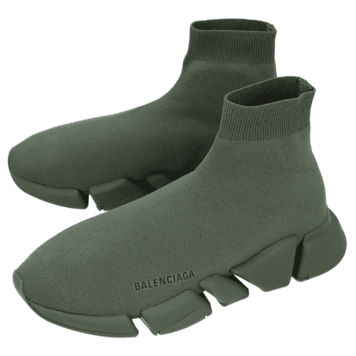 Chaussure Confortable Mixte Vert Militaire