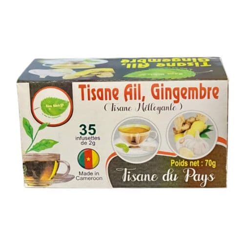 Tisane, Ail, Gingembre 70 G, 35 Infusettes de 2G