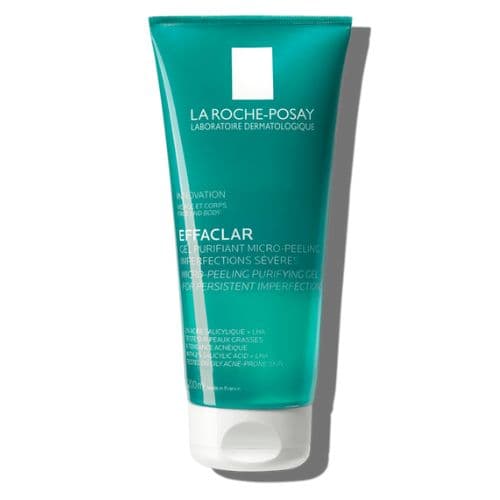 Gel purifiant micro-peeling nettoyant visage et corps LA ROCHE-POSAY 200 ml