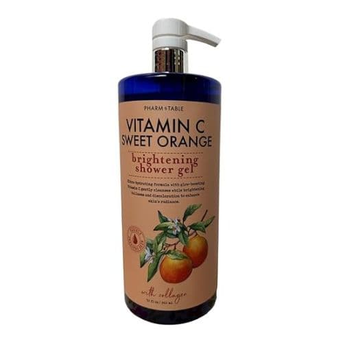 Gel douche éclaircissant à la vitamine C et à l'orange douce PHARM/TABLE 960ml
