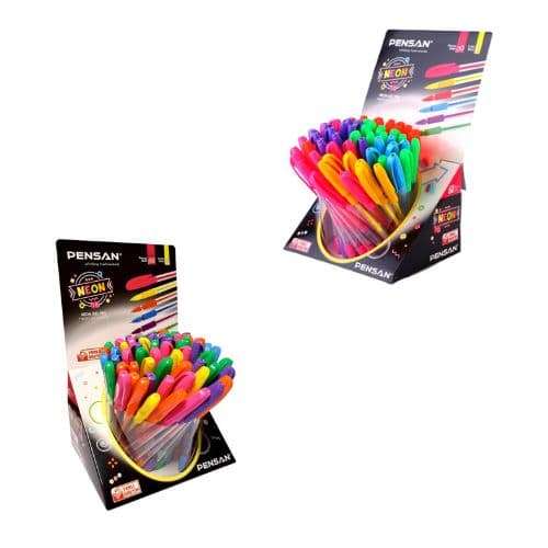PENSAN Stylo à gel NEON GEL 60 sytlos