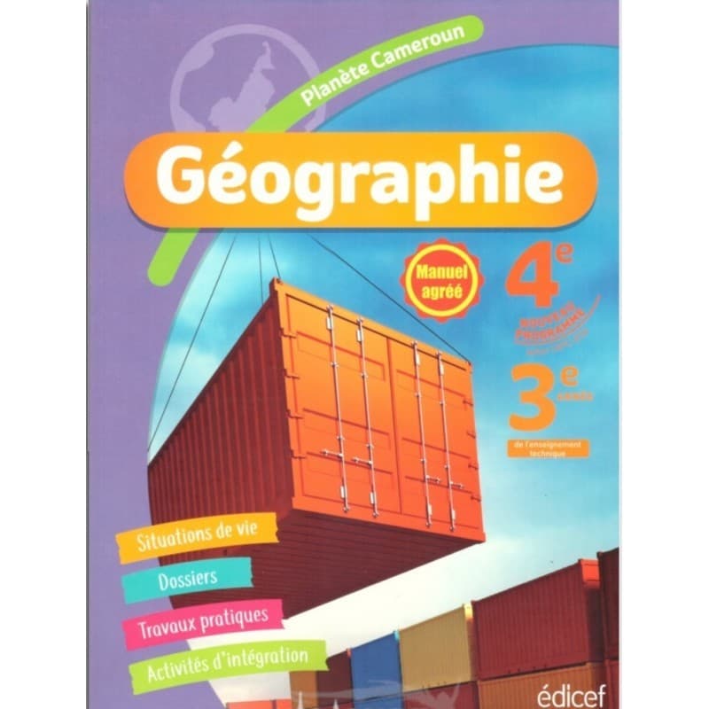 Géographie Classe de 4ème et 3ème année