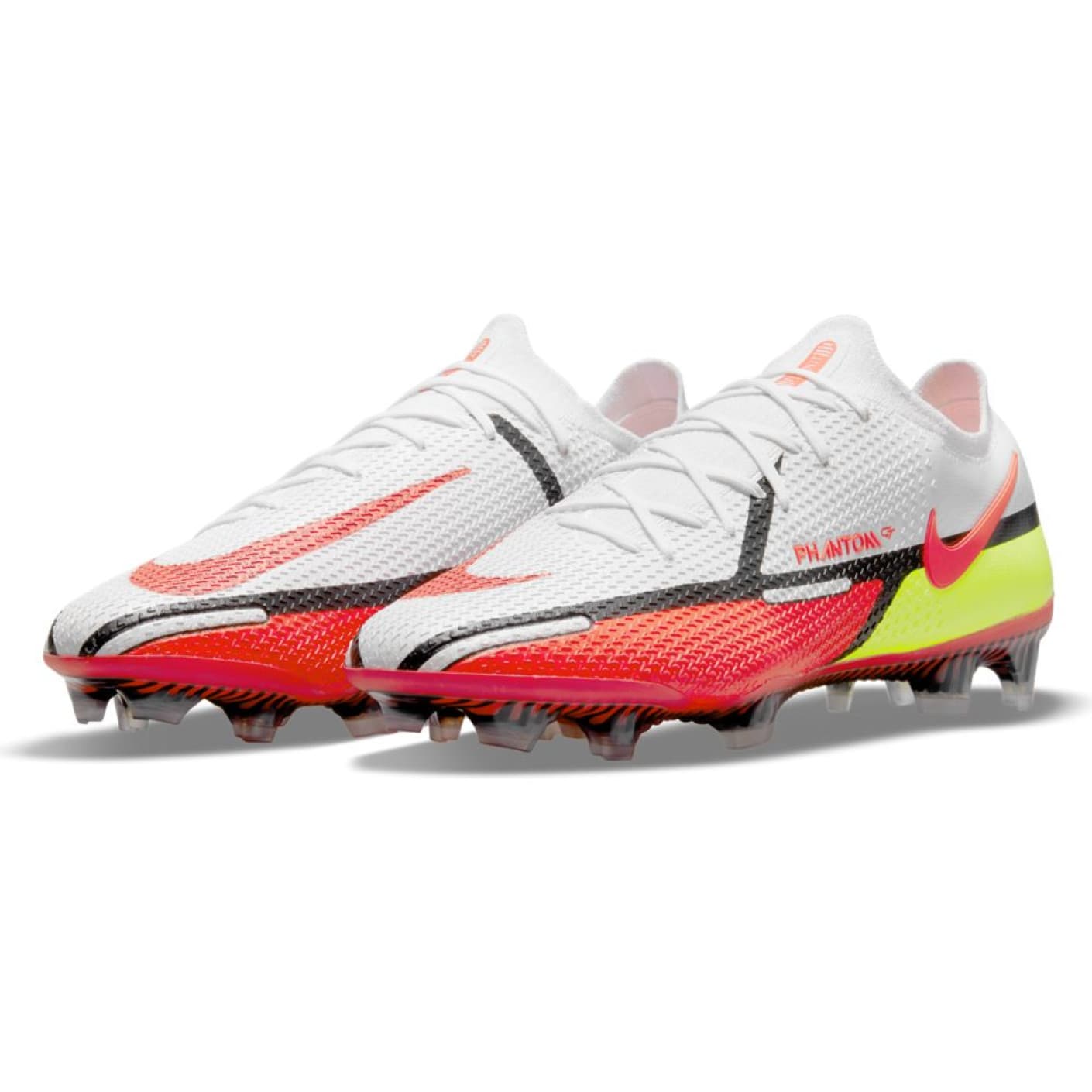 Chaussures de Foot Nike Phantom GT 2 Elite - Blanc Rouge