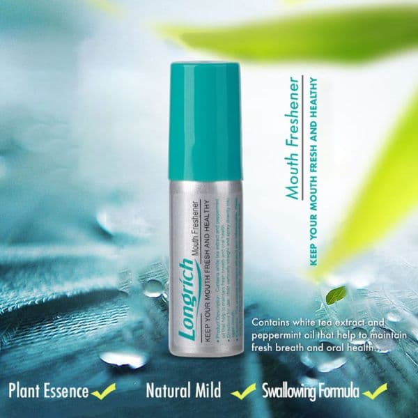 Rafraichisseur de Bouche Spray anti-bactérien Longrich 15g
