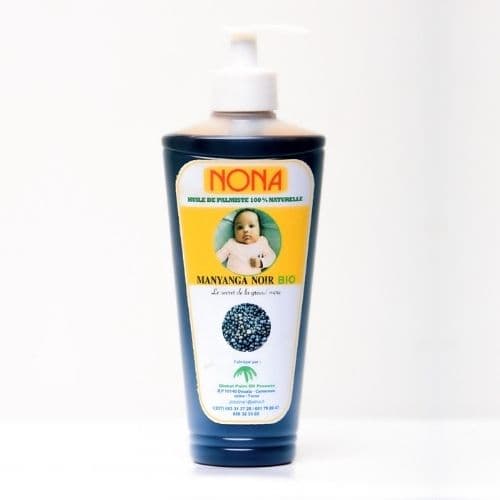 Huile de Palmiste Manyanga Noir NONA avec Bouton Poussoir 330ml