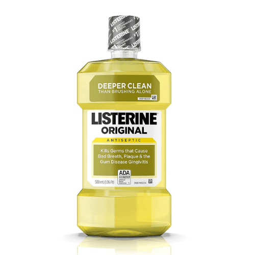 Bain de Bouche Listerine Original, Antiseptique avec Formule Anti-germes 500ml