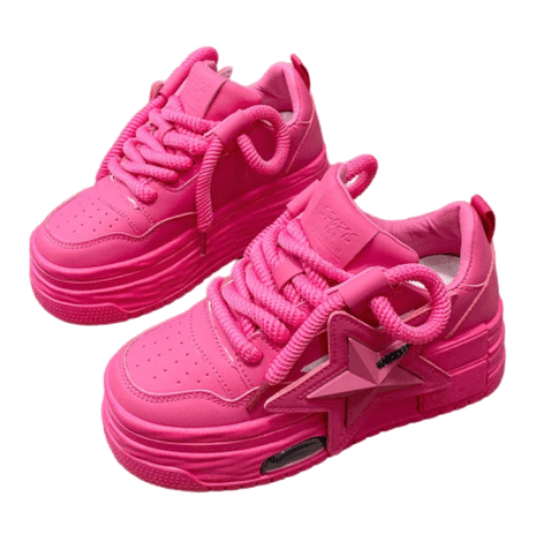 Chaussure Air Force Star Rose, Semelle Montante