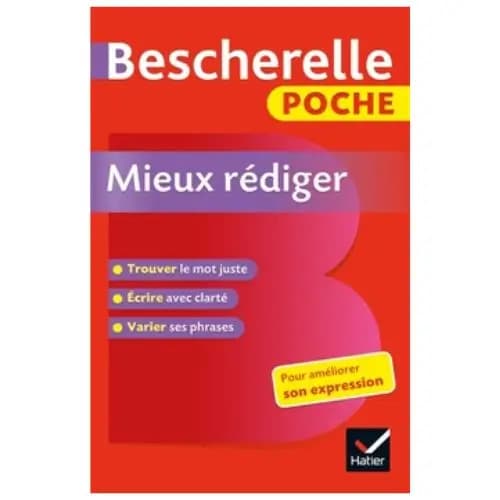 Bescherelle Poche Mieux Rédiger
