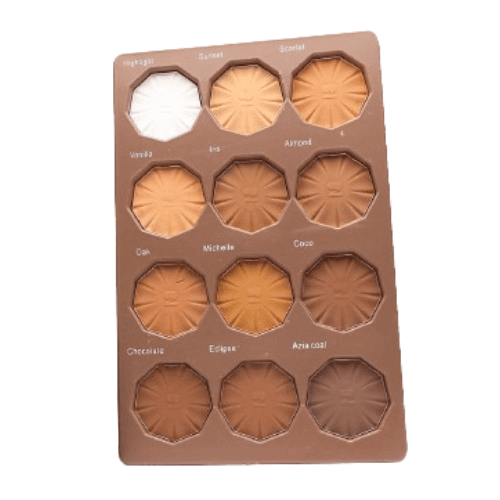 Grande Palette de Maquillage Zikel 12 Couleurs