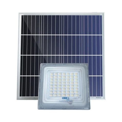 Projecteur Solaire 200W BLUE CARBON, 5V/50Wp 3.2V/45Ah avec Batterie LiFePO4, Modèle BCT-WW4.0, Garantie 12 mois