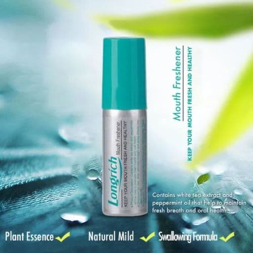 Rafraichisseur de Bouche Spray anti-bactérien Longrich 15g