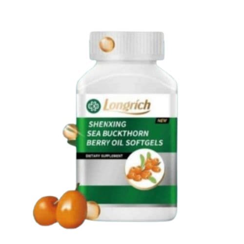 Berry Oil Softgels Longrich Complément Alimentaire, stimule l'immunité, antioxydant 500mg