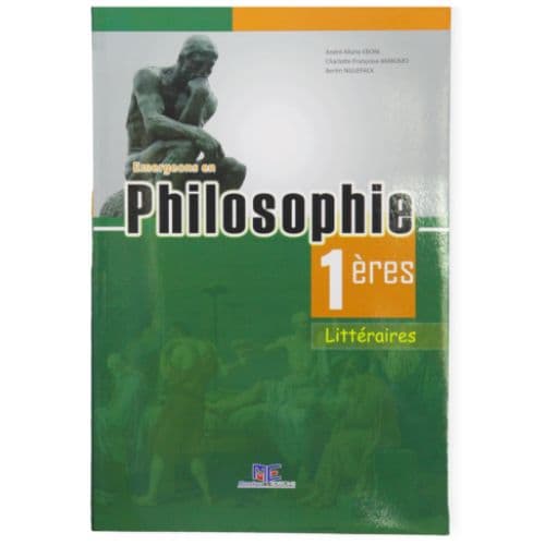Livre Scolaire De Philosophie 1ère Littéraire