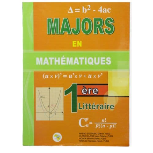 Livre Scolaire Majors en Mathématique1ère A et SES