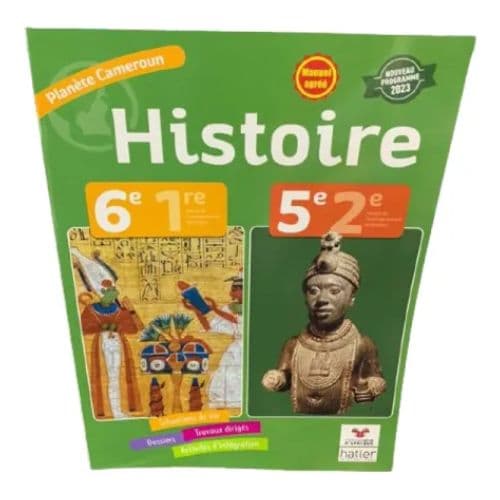 Livre Scolaire D'Histoire Planete Cameroun 6e/5e