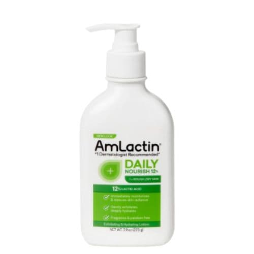 Lotion nourrissante quotidienne avec 12 % d'acide lactique AHA AMLACTIN 225g