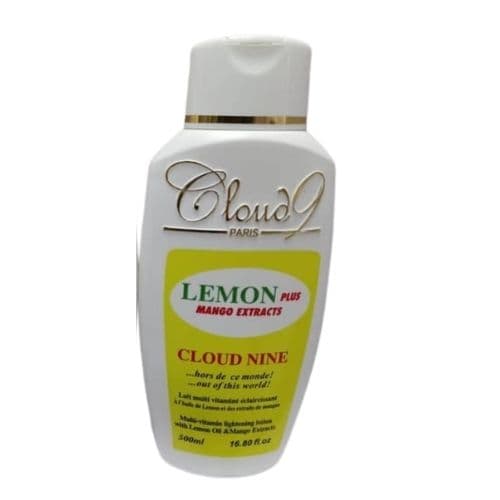 Lotion éclaircissante multivitaminée au citron et à l'extrait de mangue CLOUD 9 470ml