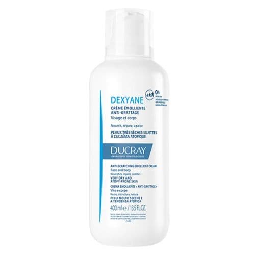 Crème Emolliente Anti-grattage pour peaux très sèches à tendance Atopique DEXYANE MED DUCRAY 400ml