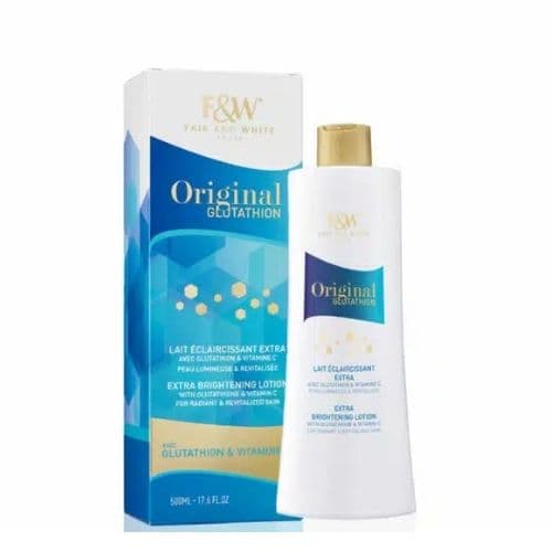 Lotion éclaircissante extra-forte au glutathion original F&W PARIS 500ml