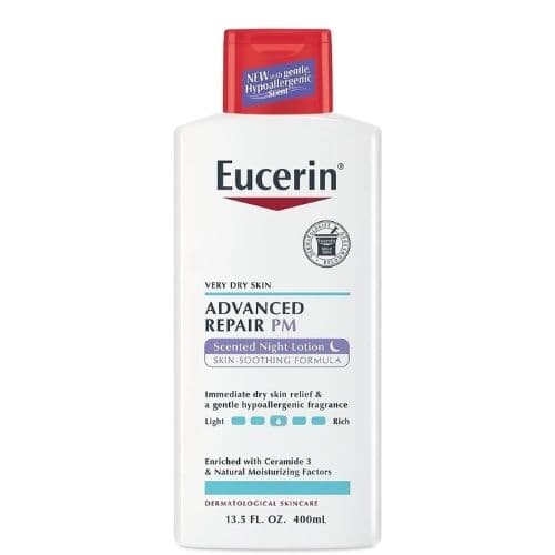 Lotion parfumée pour peaux sèches EUCERIN ADVANCED REPAIR PM 400ml