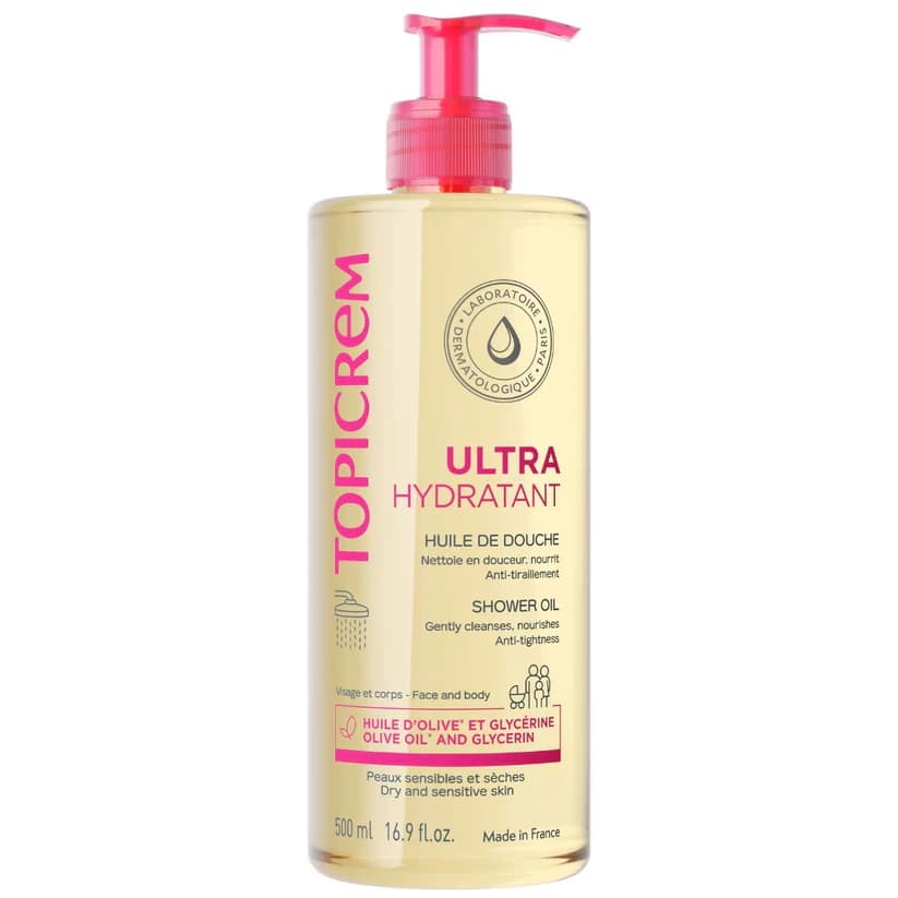 ULTRA-HYDRATANT Huile de douche TOPICREM 500 ML