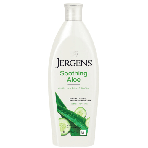 Crème hydratante apaisante à l'aloe vera JERGENS 295ml