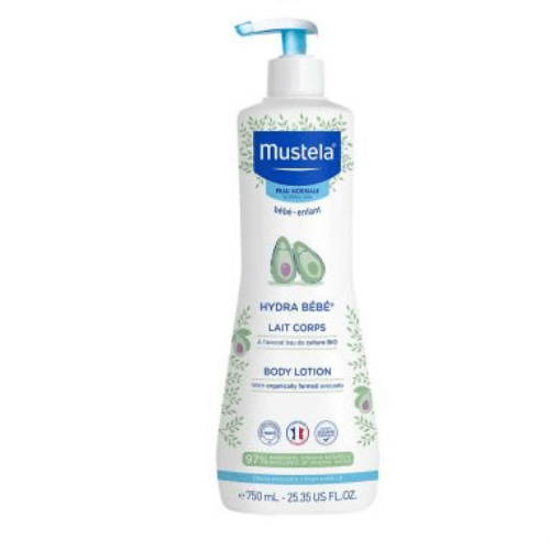 Lait corps Hydra Bébé à l'avocat BIO MUSTELA 750 ML