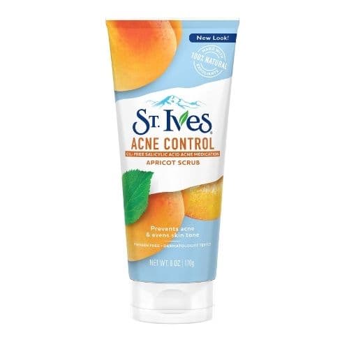 Gommage visage anti-acné à l'abricot St. Ives 170g
