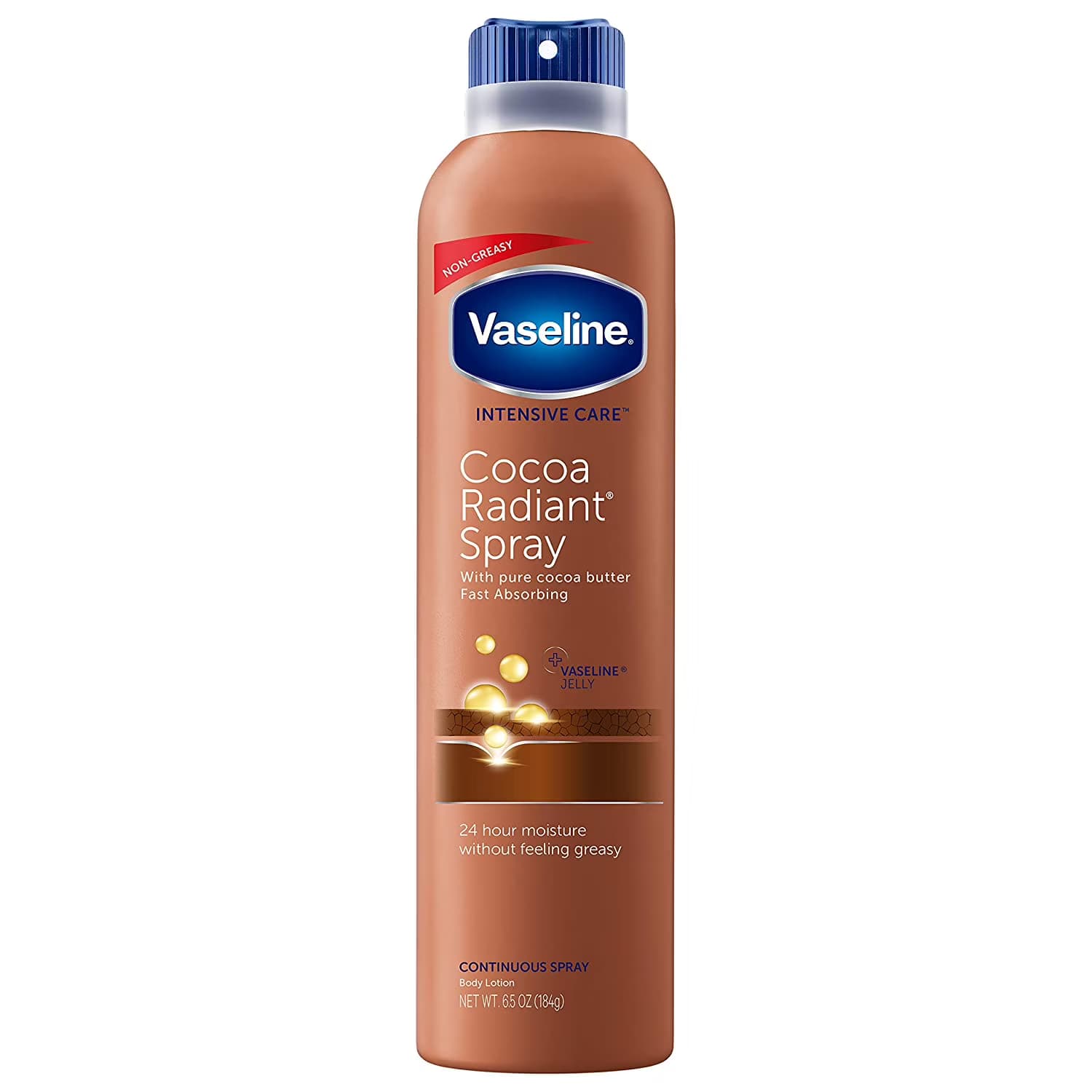 Lotion spray à absorption de VASELINE 184g