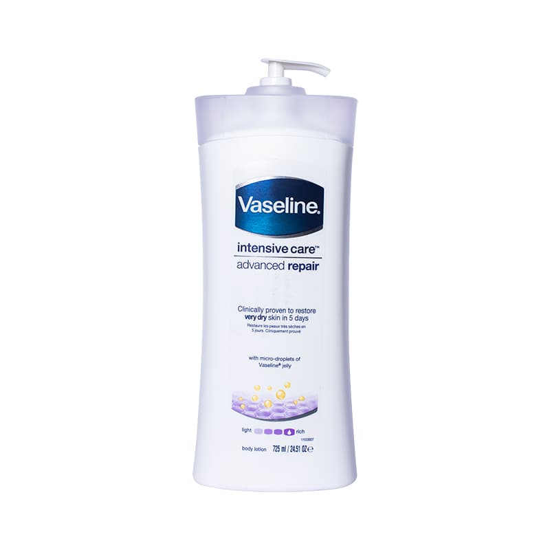 Lotion corporelle réparatrice avancée VASELINE Intensive Care 725ml