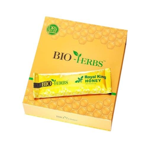 Complément alimentaire naturel Bio Herbs Royal King Honey DR'S SECRET à base de miel pour la vitalité 10 sachets 300g