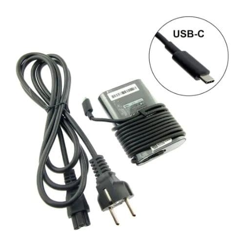 Chargeur Laptop DELL USB-Type-C adaptateur 65W