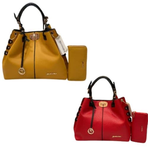 Sac à Main en Cuir Mode Grande Taille et Porte Monnaie Décontracté de Luxe pour Femmes